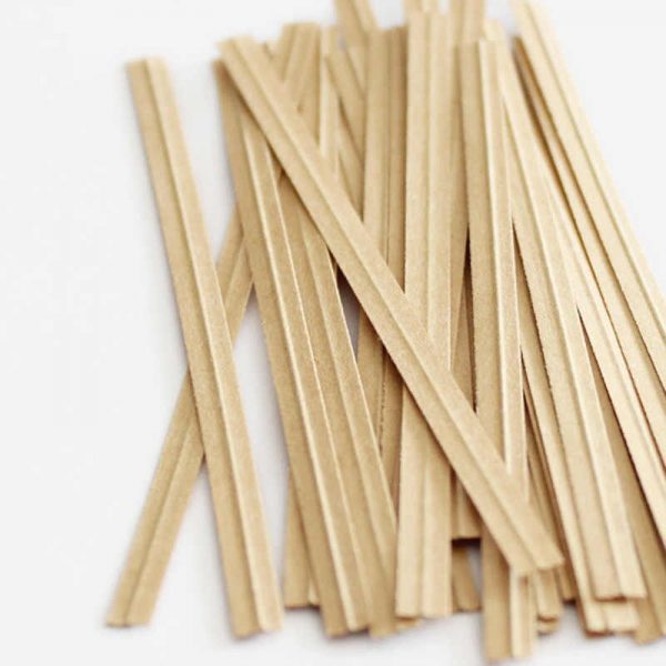 Brown kraft twist ties